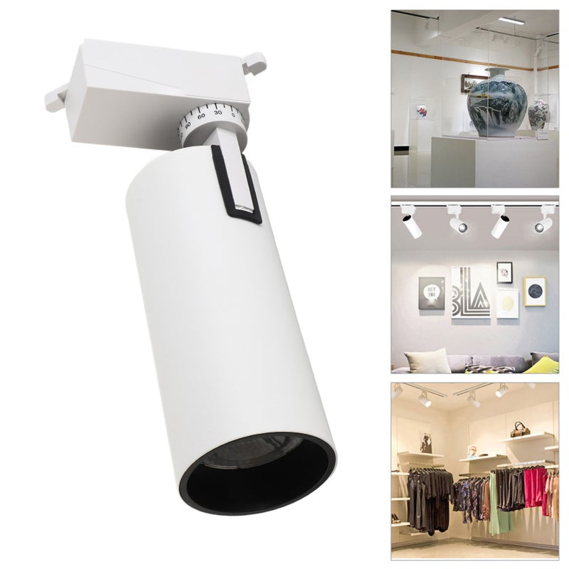 لمبة ضوئية LED قابل للتعديل زاوية التشغيل 4000K 20W 220V متصلة بنظام المسارات للمعارض الكبرى للفنون الجدارية - Image 2