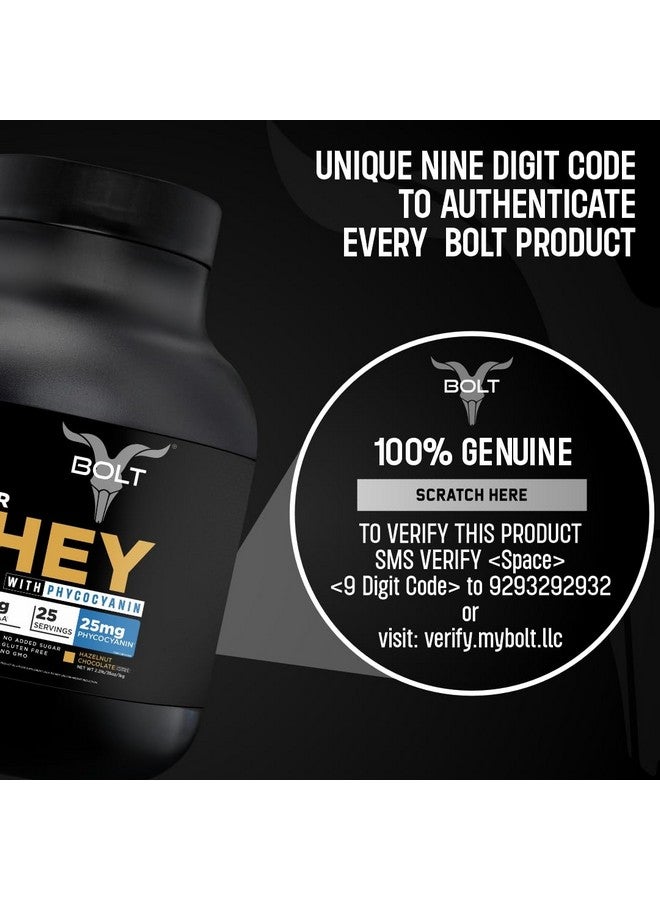 BOLT بروتين مصل اللبن للمبتدئين من بولت | 18 جرام بروتين، 3 جرام BCAA لكل حصة | مثالي للمبتدئين | 25 حصة | شوكولاتة البندق - 2.2 رطل / 1 كجم - Image 4