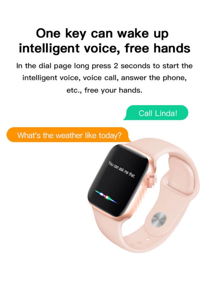 NIBEMINENT X7 Bluetooth Smartwatch White - Image 5