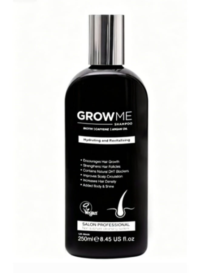 Shampoo - Biotin, Caffeine, Argan Oil For Hydrating And Revitalising 250Ml