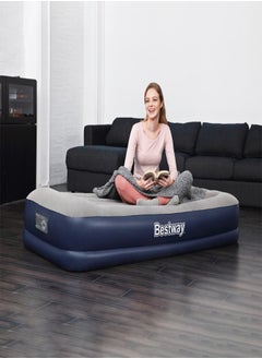 Bestway Inflatable Air Mattress - Comfortable Air Bed Perfect for Camping and Home Use, Automatic Inflation - 1.91m x 97cm x 36cm - Model 26-67723  - Image 5