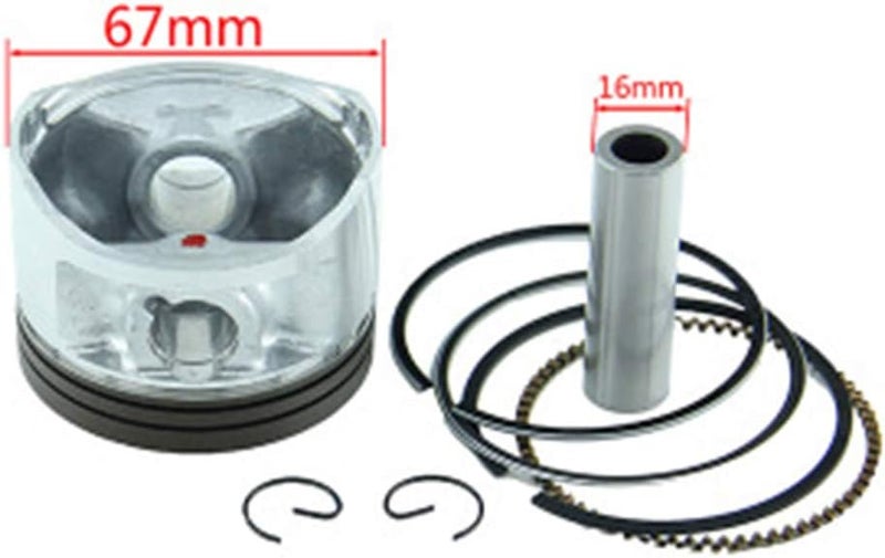 BONV 67mm Piston 16mm Pin Piston Kits for all Chinese 250cc Zongshen Longcin Lifan CG250 Dirt Motor Bike Atv Engine Parts HH-101 - Image 3