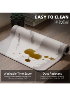Rock Pow Cherry Blossom Mouse Pad (800*300*3mm) Extended Large Mouse Mat Desk Pad Stitched Edges Mousepad Non-Slip Rubber Base Gaming Mouse Pad Office & Home.  - Image 5