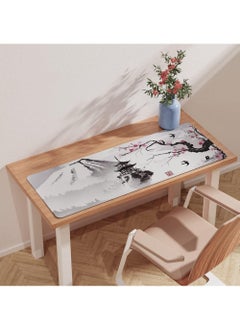 Rock Pow Cherry Blossom Mouse Pad (800*300*3mm) Extended Large Mouse Mat Desk Pad Stitched Edges Mousepad Non-Slip Rubber Base Gaming Mouse Pad Office & Home.  - Image 3