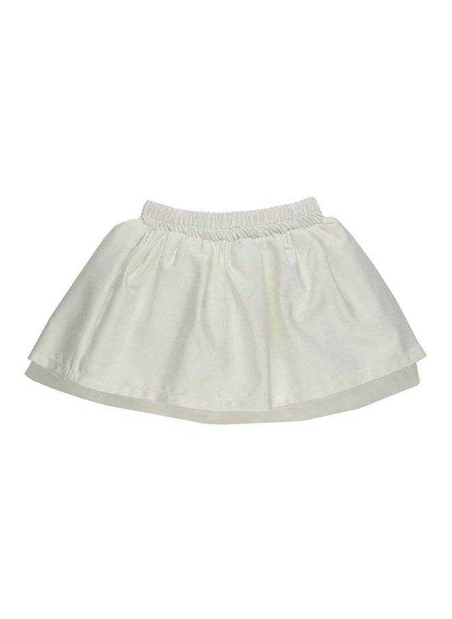 Panco LITTLE FLORALS Tulle Detailed Skirt with Elastic Waist  - Image 2