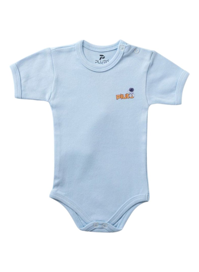 Pluto Pack of 3 Cotton Short Sleeve Bodysuit for Baby - Image 4
