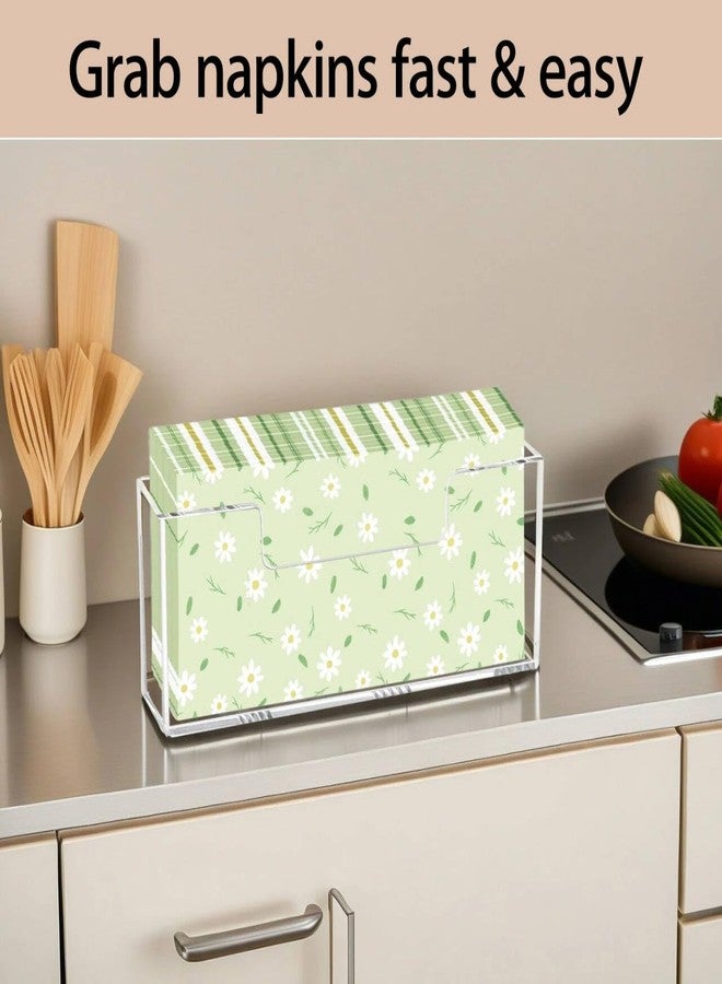 Weiai Acrylic Napkin Holder, Guest Towel Holder Vertical for Bathroom, Dining Table Napkin Tray for Home, Restaurant, Kitchen 2Pack - Image 2