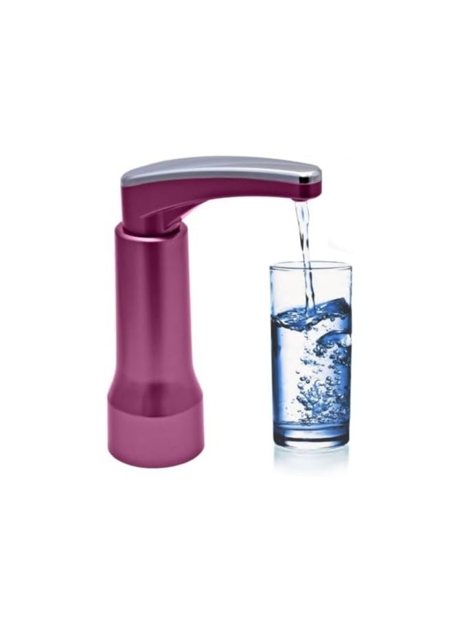 LIMITLESS Automatic Water Pump Water Bottle Pumping Machine Portable Drinking Water Pump Electric Water Dispenser Water Pumping Device (Pink)  - Image 1