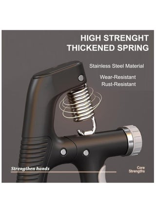 Grip Strength Trainer,Hand Grip Exerciser Strengthener with Digital Counter,Forearm Strengthener, Hand Strengthening Devices for Muscle Building and Injury Recovery - view 4