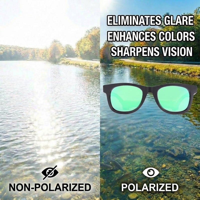 GLARDEFE Polarized Baby Sunglasses with Strap - Unbreakable Infant Sunglasses for Newborn Toddler Boys Girls Age 0-12 Months(Black/Green Mirror) - Image 4