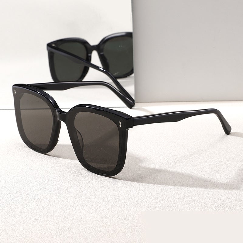 Plate Sunglasses Large Frame High Uv Protection Sunglasses For Men And Women With Bc9001 - Image 2