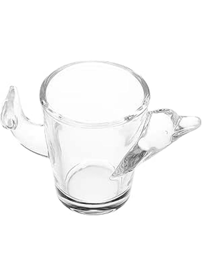 Dolphin Shaped 50ml Heavy Base Shot Glass For Whiskey Vodka Espresso Bar Home - Image 1
