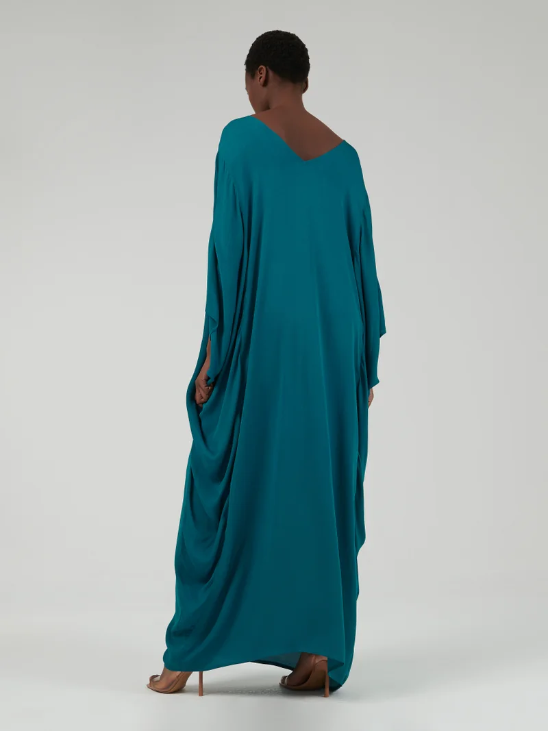 leem Embroidered Cocoon Kaftan