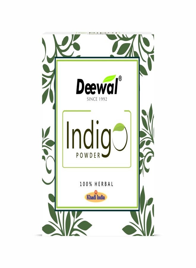 Deewal Indigo Powder | Chemical-Free Natural Hair Dye | Pack of 2 (100g)