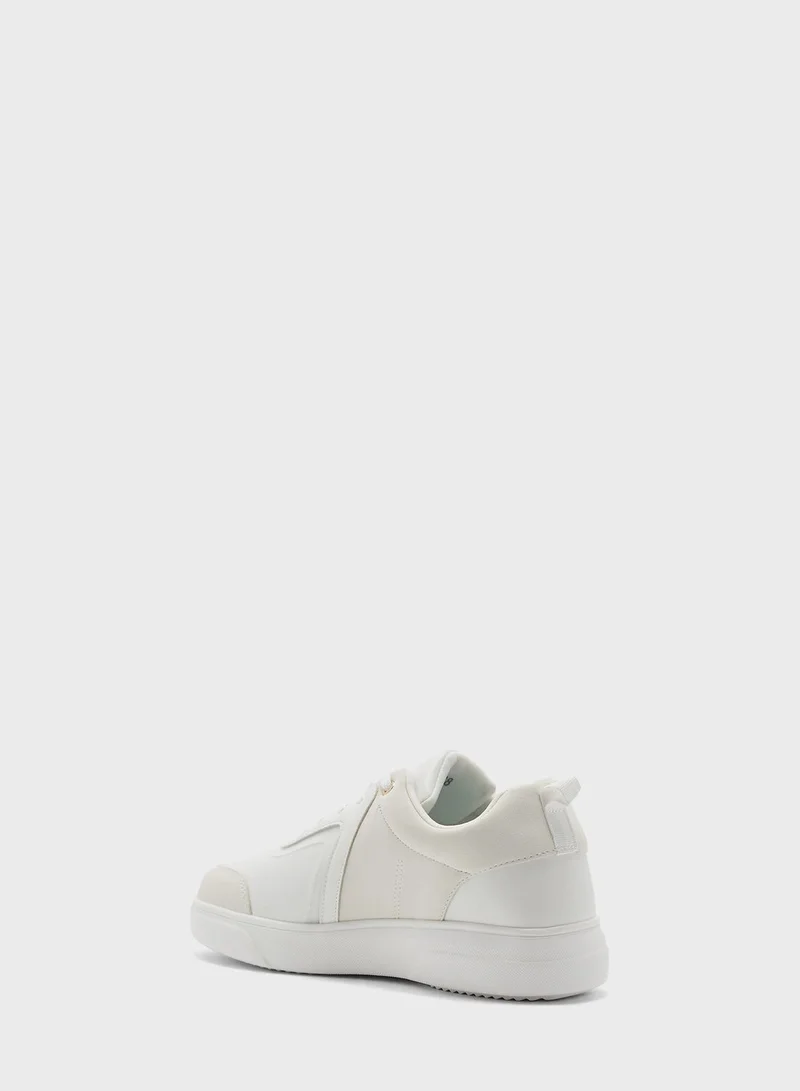 Ginger Faux Suede And Pu Sneaker