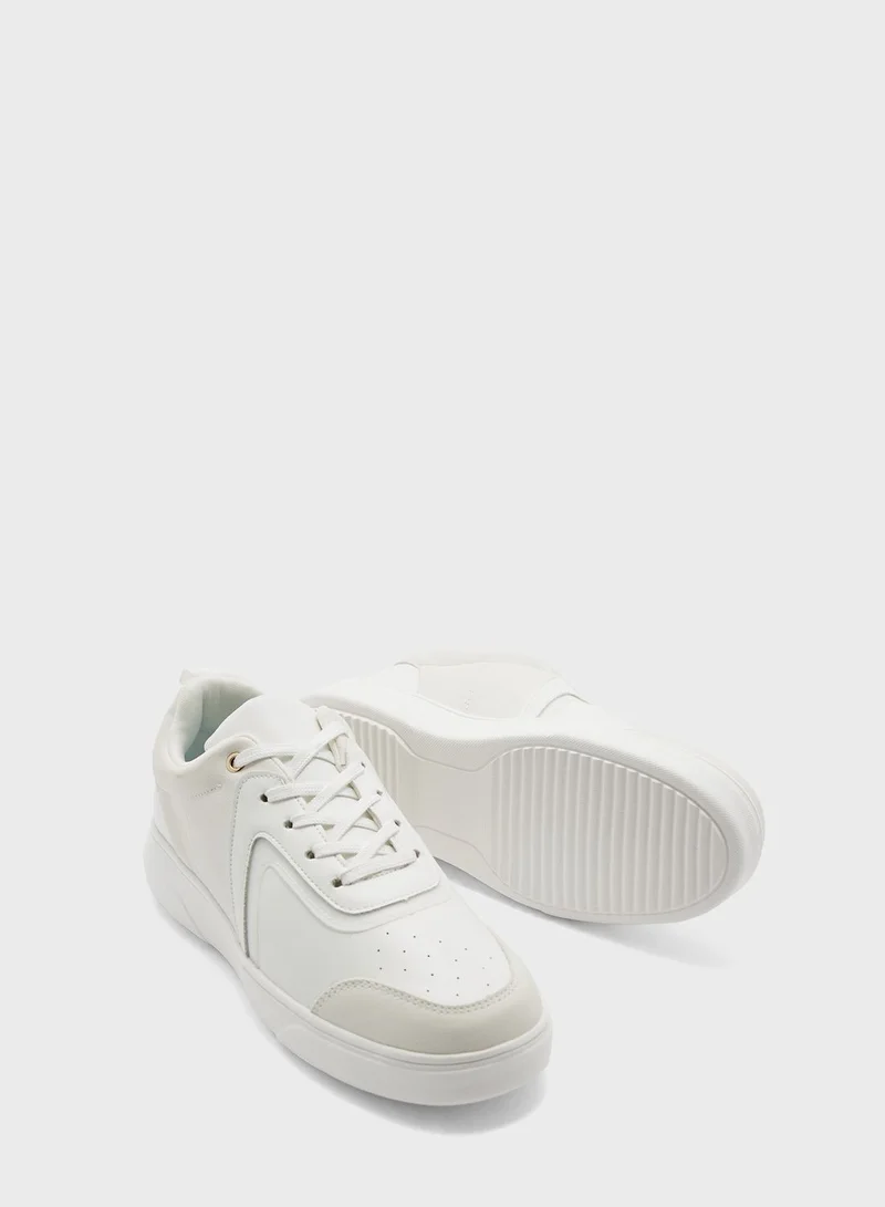 Ginger Faux Suede And Pu Sneaker