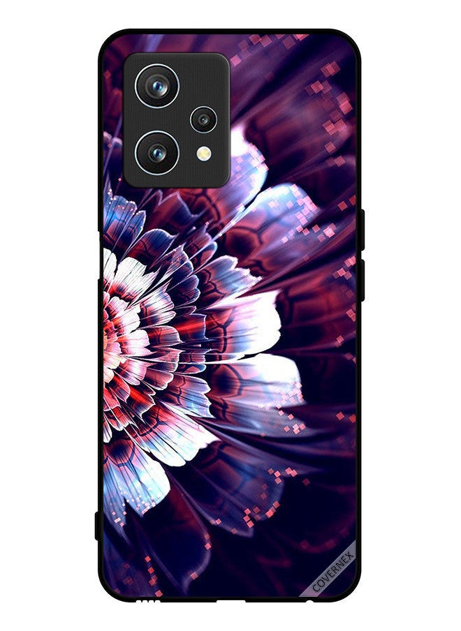 Covernex Protective Case Cover For Realme 9 Pro Reflected Big Flower On Left Side  - Image 1