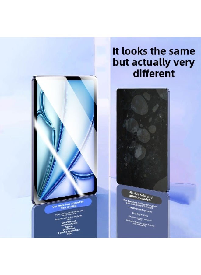 Generic - Tempered Film For IPad 10 Generation IPad11 Tablet 9 For Apple IPadAir7 Full Screen Pro Protection 6 Generation 5 HD-Color:Blue Light 2 Pieces [tempered Film]_with Wooden Box Packaging-Size:Applicable To IPad Pro 2018 Version ( 12.9inch ) - Image 1