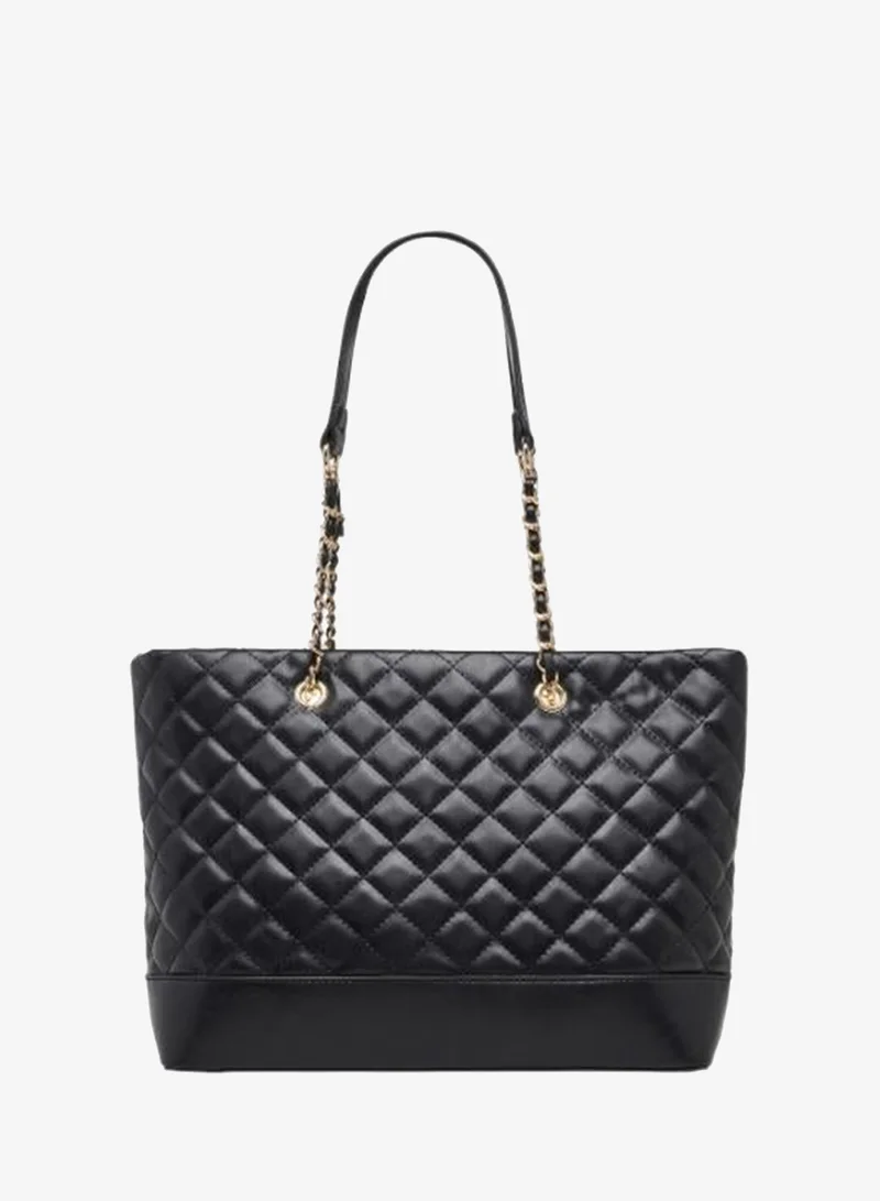 Adore Adore Quilted Tote Bag with Zip Closure
