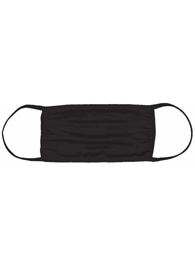 Hanes Reusable Cotton Face Mask 50 Count (Pack of 1), Black, 50 Count (Pack of 1) - Image 5
