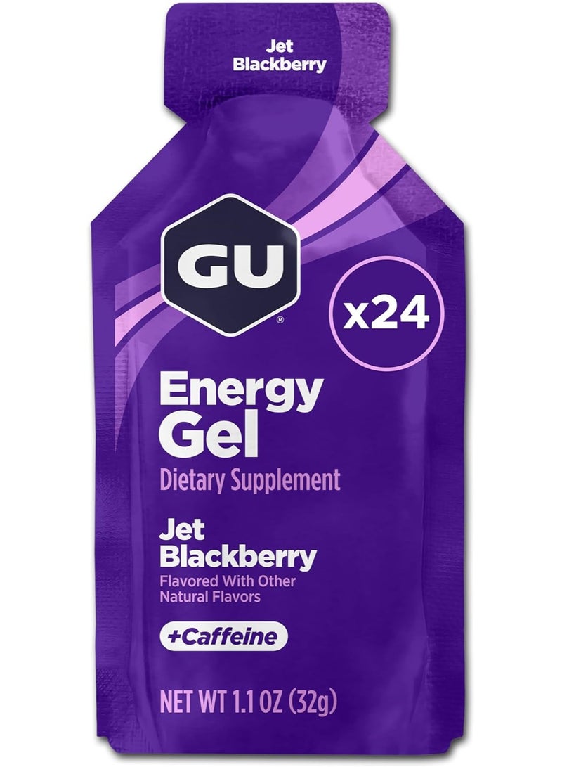 جي يو إنيرجي لابس جل الطاقة الأصلي من جي يو إنرجي للتغذية الرياضية (نكهة التوت الأسود، 24 عبوة) - Image 2