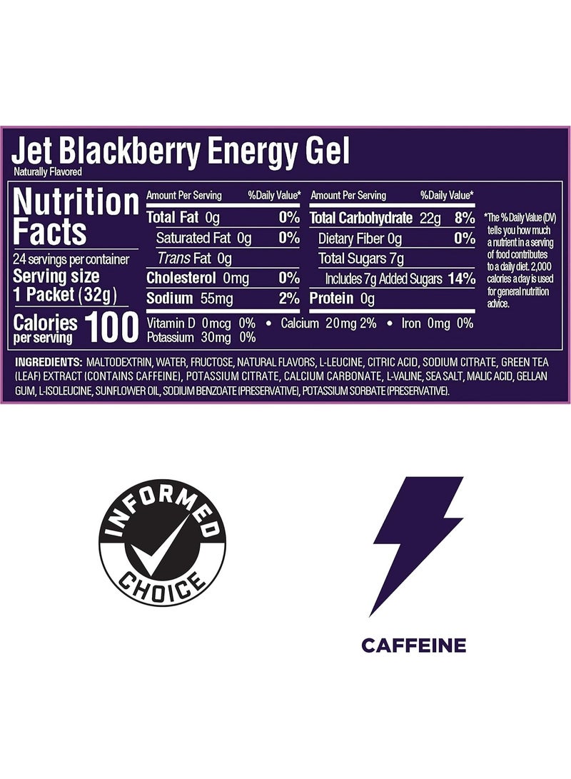 جي يو إنيرجي لابس جل الطاقة الأصلي من جي يو إنرجي للتغذية الرياضية (نكهة التوت الأسود، 24 عبوة) - Image 4