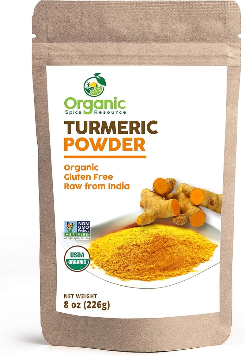 organic_spice_resource Organic Turmeric Powder - 8oz (226g) - Image 1