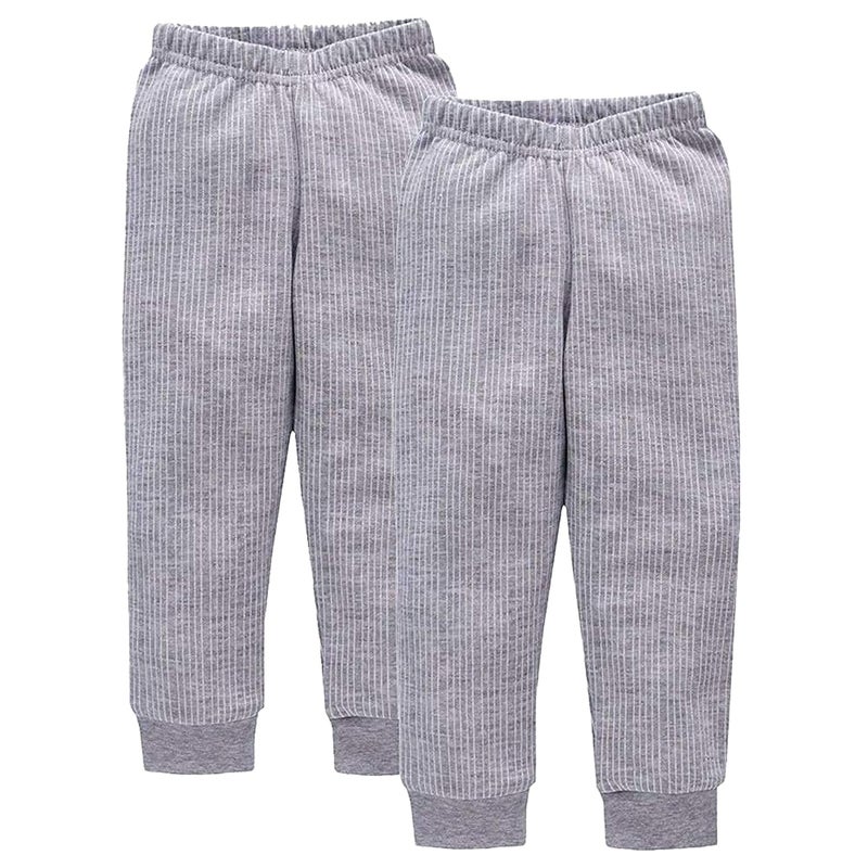 NEVA Premium Unisex Thermal Bodywarmer Lower Bottom & Trouser for Kids (Pack of 2)(Grey) - Image 1