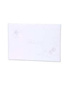 Guest Book Embroidered White - pzsku/Z0DADA433A74CACA286B3Z/45/_/1646130080/735376c8-17ab-4ebd-92c5-fb4f70ed374d