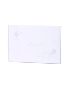 Guest Book Embroidered White - pzsku/Z0DADA433A74CACA286B3Z/45/_/1646130080/9d6ecdd8-73f5-4892-a057-b657fff0e1b7