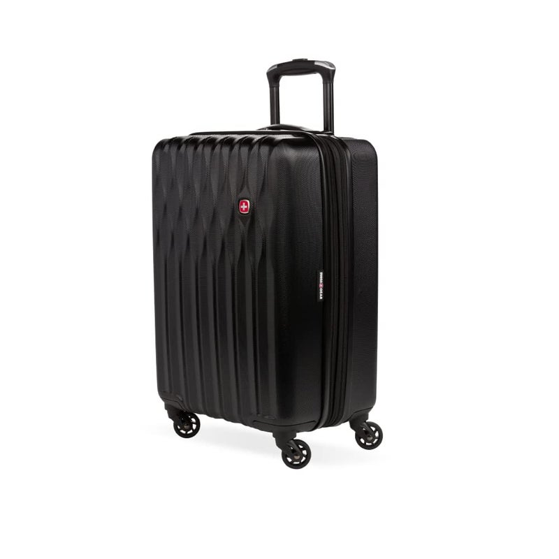 SWISSGEAR حقائب سفر سويس جير 8018 القابلة للتوسيع، حقائب صلبة محمولة بعجلات دوارة - Image 1