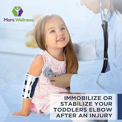 MARS WELLNESS Premium Pediatric Child Elbow Immobilizer Stabilizer Splint/Arm Restraint - Toddler/Kids - Image 4