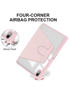 Case Compatible with Huawei MatePad 11.5 S (2024)/MatePad Air 2023/MatePad 11.5 2023 with Pencil Holder, Clear Back Case 360 Degree Swivel Stand Cover with Auto Sleep/Wake - pzsku/Z0DADBDC2772FC3535196Z/45/_/1720859494/43cff97b-4896-4555-bbe0-3a45d987e28e