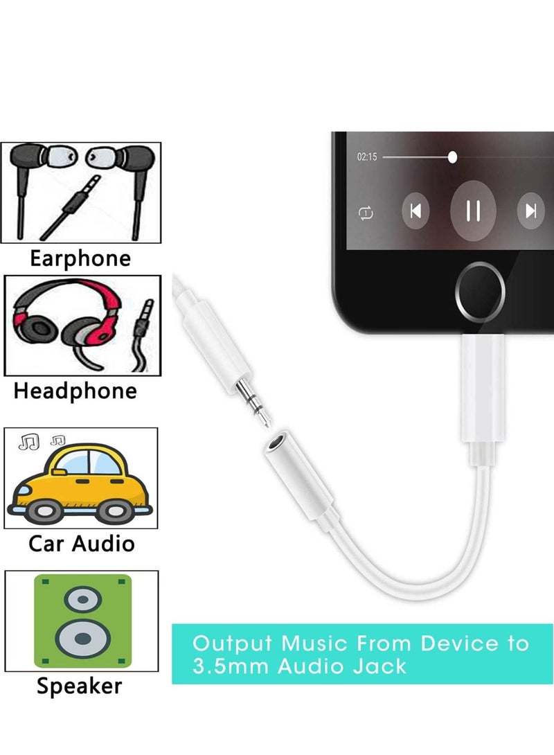 ELTRAZONE Lightning Headphone Jack Adapter Dongle [ MFi Certified ] Earbuds Headphone Converter for Apple iPhone 12/12Pro/SE/11/Pro/Pro Max/XR/Xs/Xs Max/X/8/7,Music Control,Calling&Siri Supported - Image 3