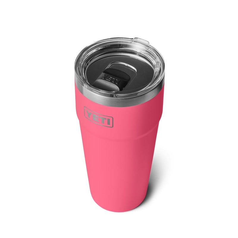 يتي yeti Rambler 30 oz قابلة للتكديس قابلة للتكديس فراغ من الفولاذ المقاوم للصدأ معزول مع magslider غطاء الوردي - Image 1