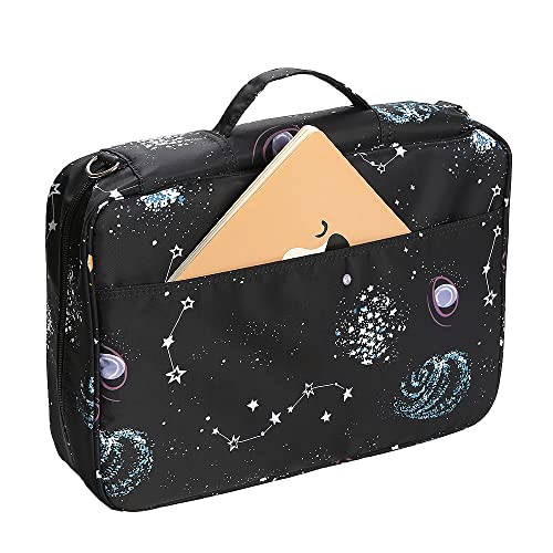Lbxgap Portable Colored Pencil Case 480 Slots Pencil Case or 320 Gel Pen Case Large Capacity Pencil Organizer with Handle Strap Handy Colored Pencil Box for Artist - Image 2