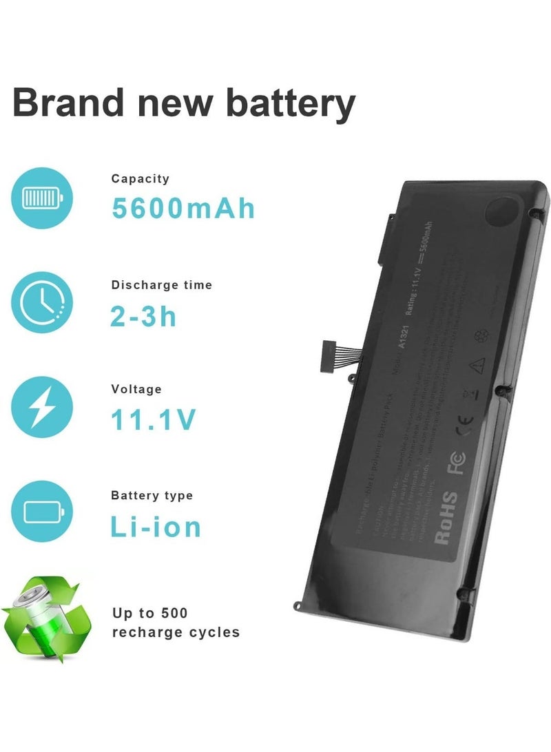 Replacement Laptop Battery for 15-Inch Notebook, Rechargeable Li-Ion Battery for Compatible Laptops, Reliable Power Backup - Image 2