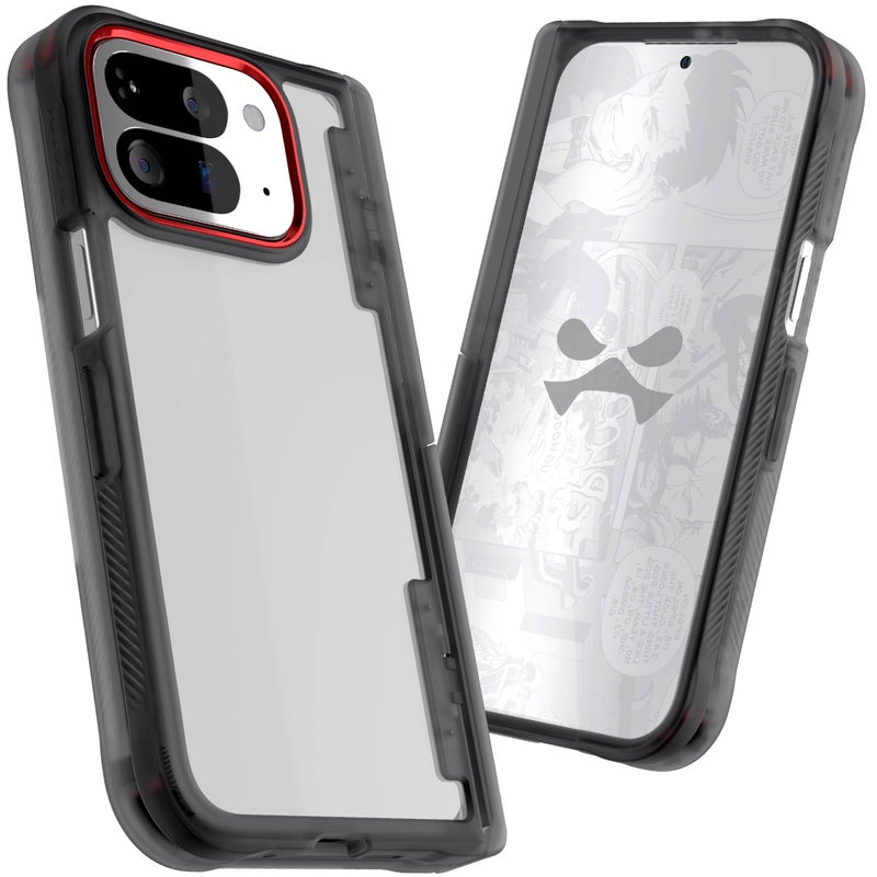 Ghostek Covert Pixel 10 Pro Fold Case Clear with Built-in Kickstand and Full Hinge Protection Designed for 2025 Google Pixel10 Pro Fold (8") (Smoke) - Image 2