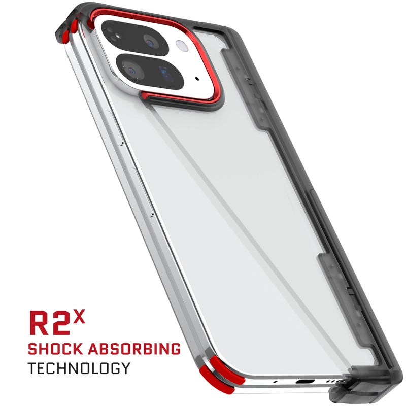 Ghostek Covert Pixel 10 Pro Fold Case Clear with Built-in Kickstand and Full Hinge Protection Designed for 2025 Google Pixel10 Pro Fold (8") (Smoke) - Image 5