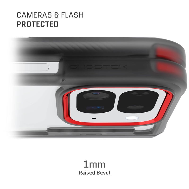 Ghostek Covert Pixel 10 Pro Fold Case Clear with Built-in Kickstand and Full Hinge Protection Designed for 2025 Google Pixel10 Pro Fold (8") (Smoke) - Image 3