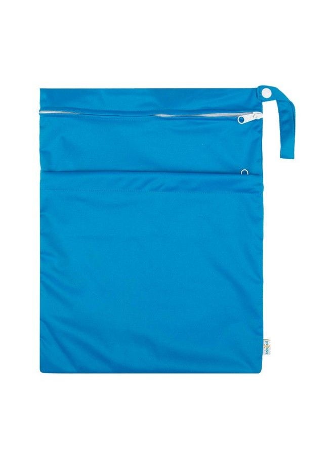 babygoal - Wet Dry Bags For Baby Cloth Diapers Washable Travel Bags Beach Pool Gym Bag For Swimsuits & Wet Clothes With 2 Pockets 3 Pack 3Ln10 - Image 1