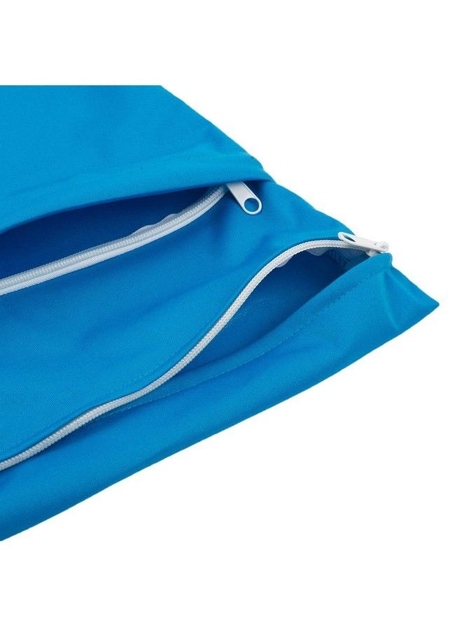 babygoal - Wet Dry Bags For Baby Cloth Diapers Washable Travel Bags Beach Pool Gym Bag For Swimsuits & Wet Clothes With 2 Pockets 3 Pack 3Ln10 - Image 1