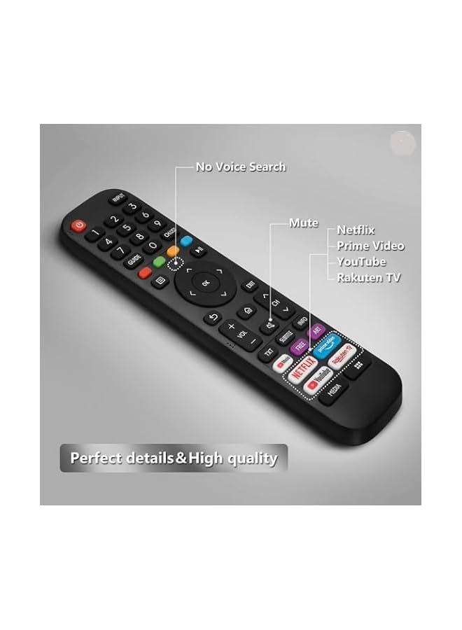 The Bros New Universal Replacement for Hisense-VIDAA-TV-Remote EN2G30H/EN2A30 with Netflix, Prime Video, YouTube, Rakuten TV Buttons. - Image 4