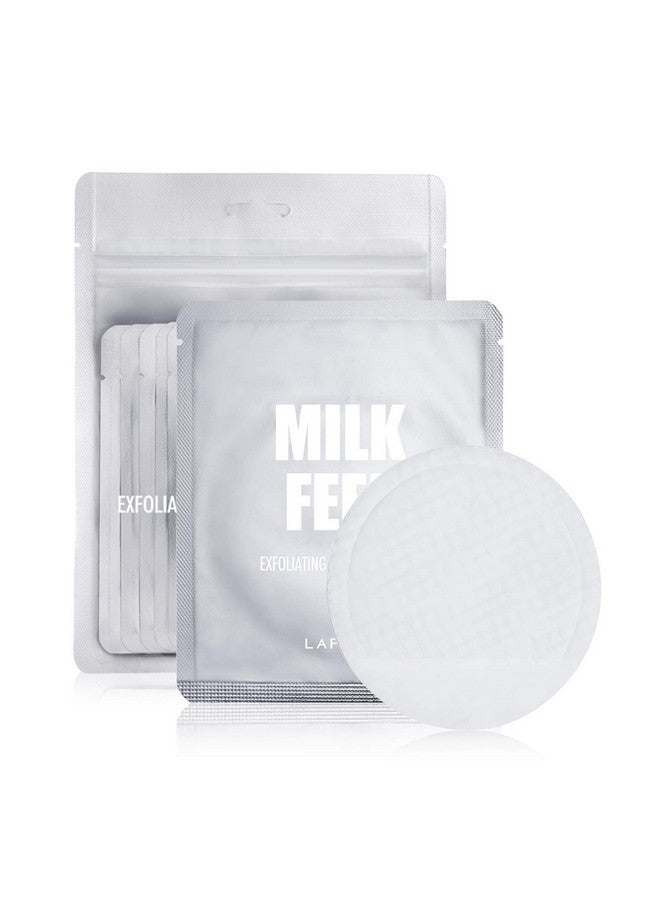 LAPCOS وسادات تقشير وتنظيف حليب أبكوس لتفتيح وتنقية البشرة المعرضة لحب الشباب مغذية لتحسين نسيج البشرة مقشر فردي (10 عبوة) - Image 1