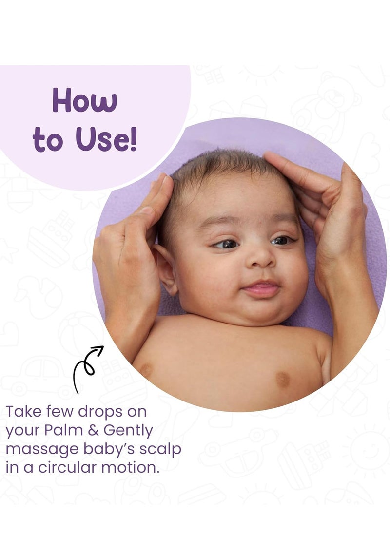 Mother Sparsh - Mother Sparsh Nourishing Baby Hair Oil | Soothe & Nourishes Delicate Baby Scalp | Suitable Hair Oil for Newborns | Paraben Free, Sulphate Free- 100ml - Image 1