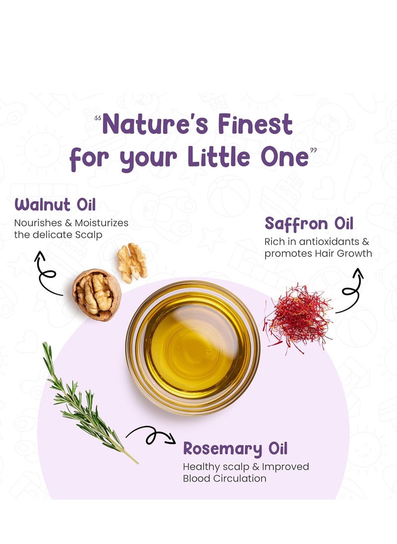 Mother Sparsh - Mother Sparsh Nourishing Baby Hair Oil | Soothe & Nourishes Delicate Baby Scalp | Suitable Hair Oil for Newborns | Paraben Free, Sulphate Free- 100ml - Image 1