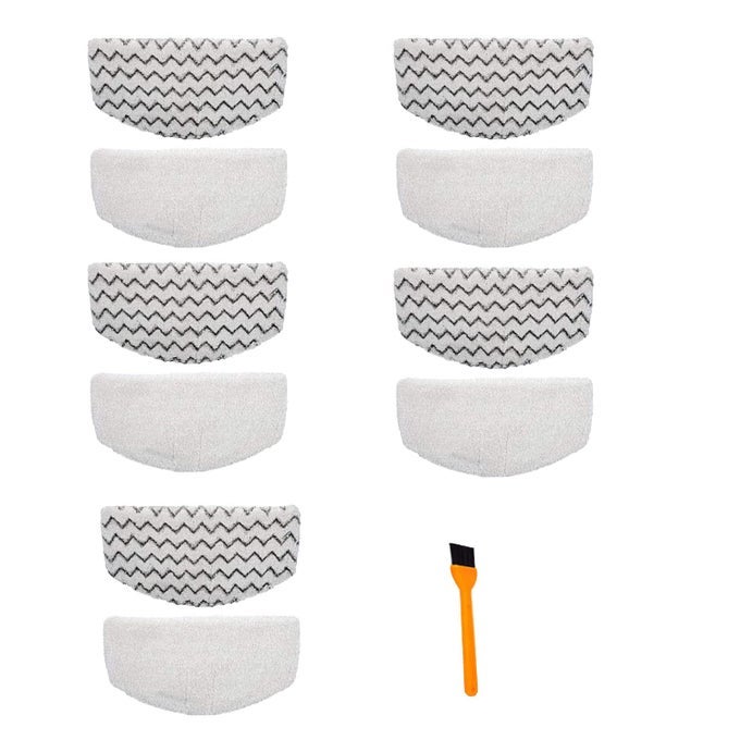 10 PACKS WASHABLE STEAM MOP PADS REPLACEMENT FOR BISSELL POWERFRESH 1940 1806 1544 2075 SERIES STEAM CLEANER