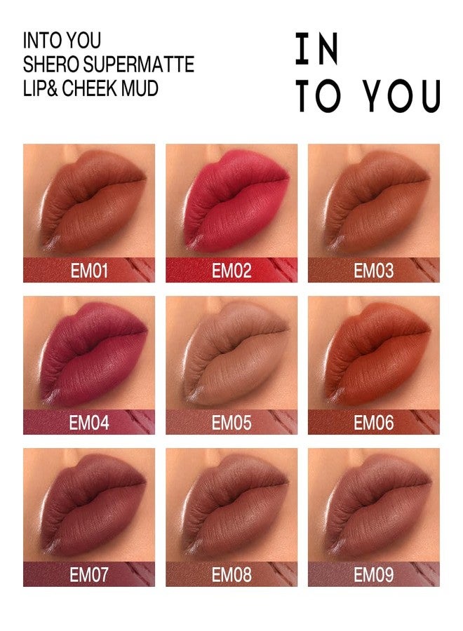 INTO YOU Matte Lipstick for Women, Matte Red Lipstick Long Lasting, Multi-Purpose for Lips and Cheek, Non-Stick Cup Not Fade Lip Stain Makeup Cosmetics Official Directly (EM21) - Image 5