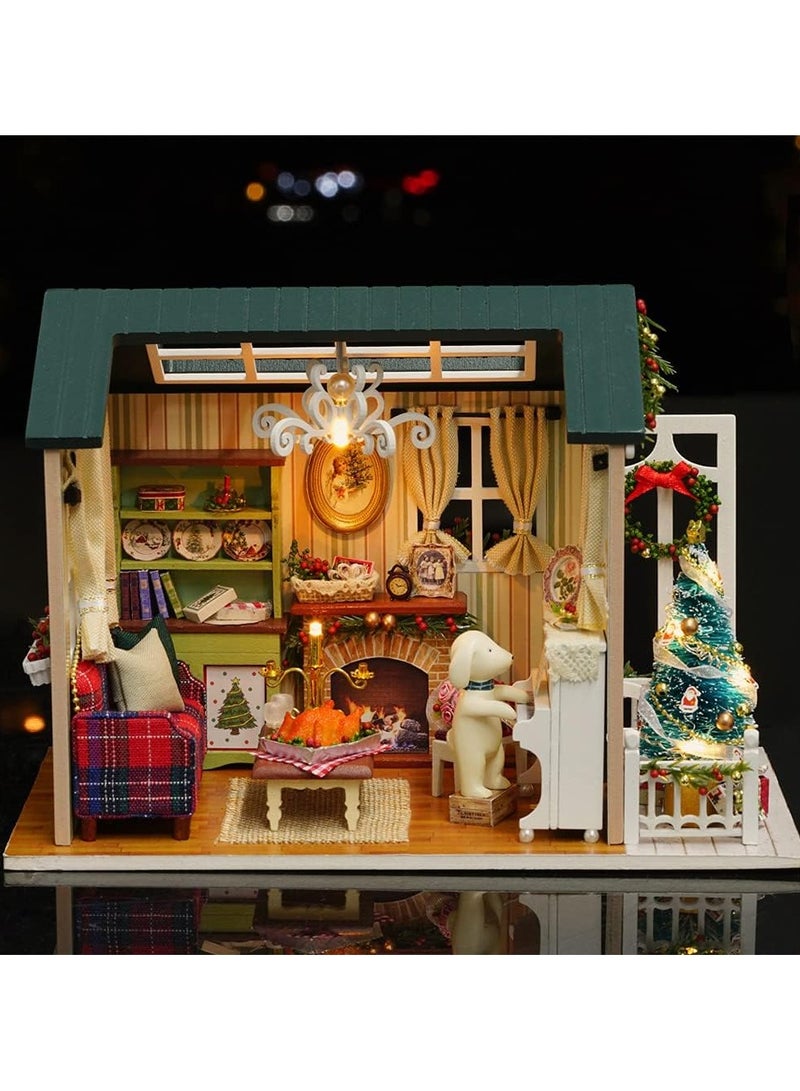 general DIY Mini Dollhouse Kit, 1:24 Scale Wooden Mini Dollhouse Accessories with Kids Teen Adult Furniture - Image 2