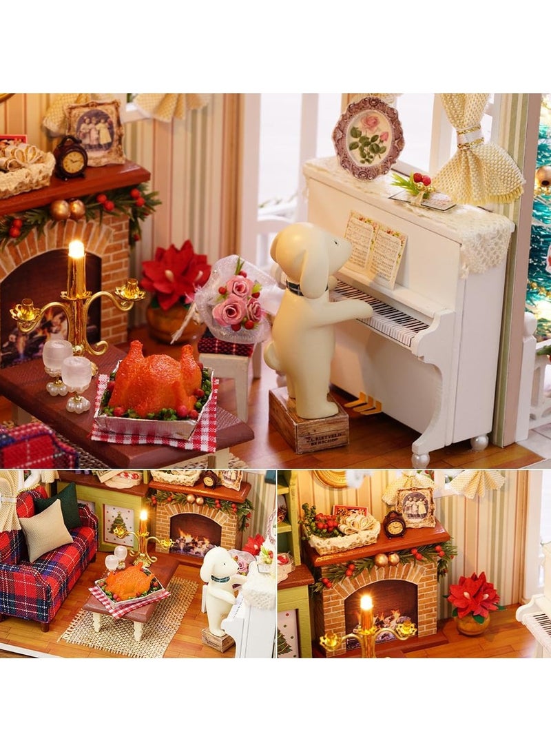 general DIY Mini Dollhouse Kit, 1:24 Scale Wooden Mini Dollhouse Accessories with Kids Teen Adult Furniture - Image 4